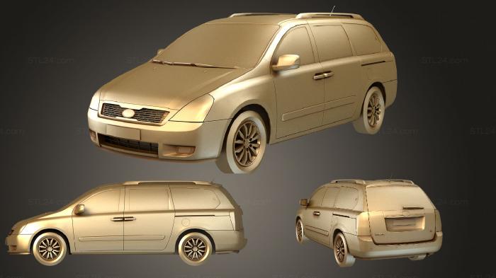 Автомобили и транспорт (Семейный автомобиль Kia, CARS_2125) 3D модель для ЧПУ станка